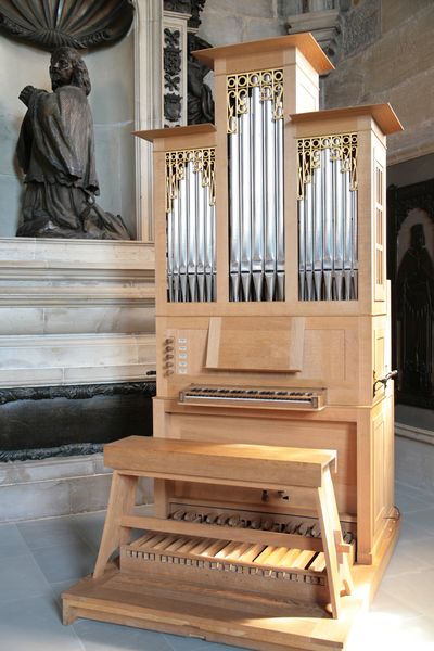 Die Orgel in der Nagelkapelle im Bamberger Dom
